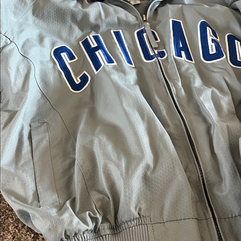 Majestic Chicago Cubs Gray Jacket - Picture 3 of 6